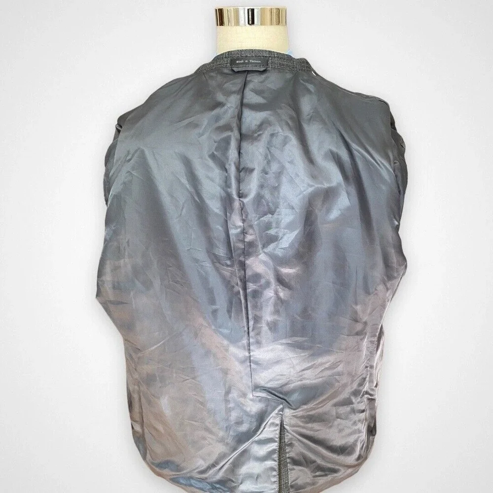 Chaps Mens Size 52 Blazer Sport‎ Coat Gray Casual Career Jacket